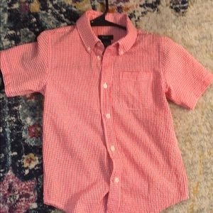 Boys E.L.K. plaid button up